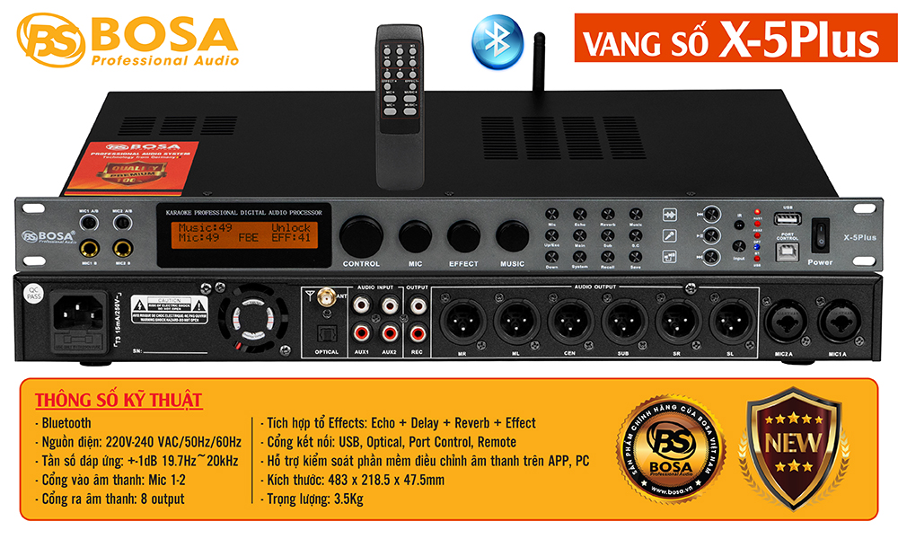 VANG SỐ BOSA X-5PLUS